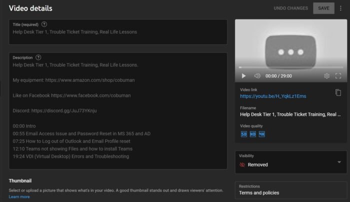 YouTube's Removal of Help Desk Training Video: A Cautionary Tale for Content Creators
