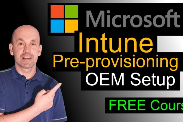 Free Course on Microsoft Intune Autopilot Pre-provisioning Device Preparation Policy & enrollment.