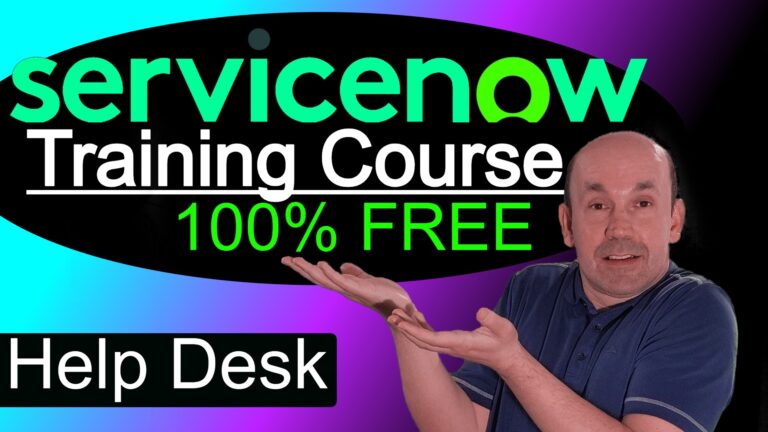 Required ServiceNow Knowledge to Work in IT, Help Desk Incident Management Free Training Course