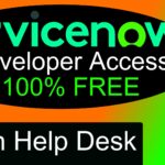Gain access to Developer Instance of ServiceNow for free ticketing system with Help Desk Training.