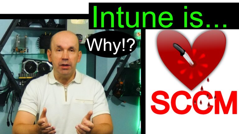 Intune is killing SCCM and here is why