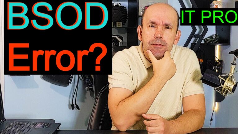 Secret of IT Professionals, The most common error in IT Support is BSOD and how to troubleshoot.