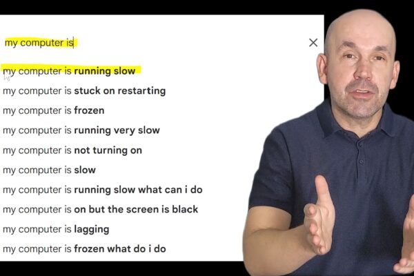 web's most searched IT support question "my computer is..."